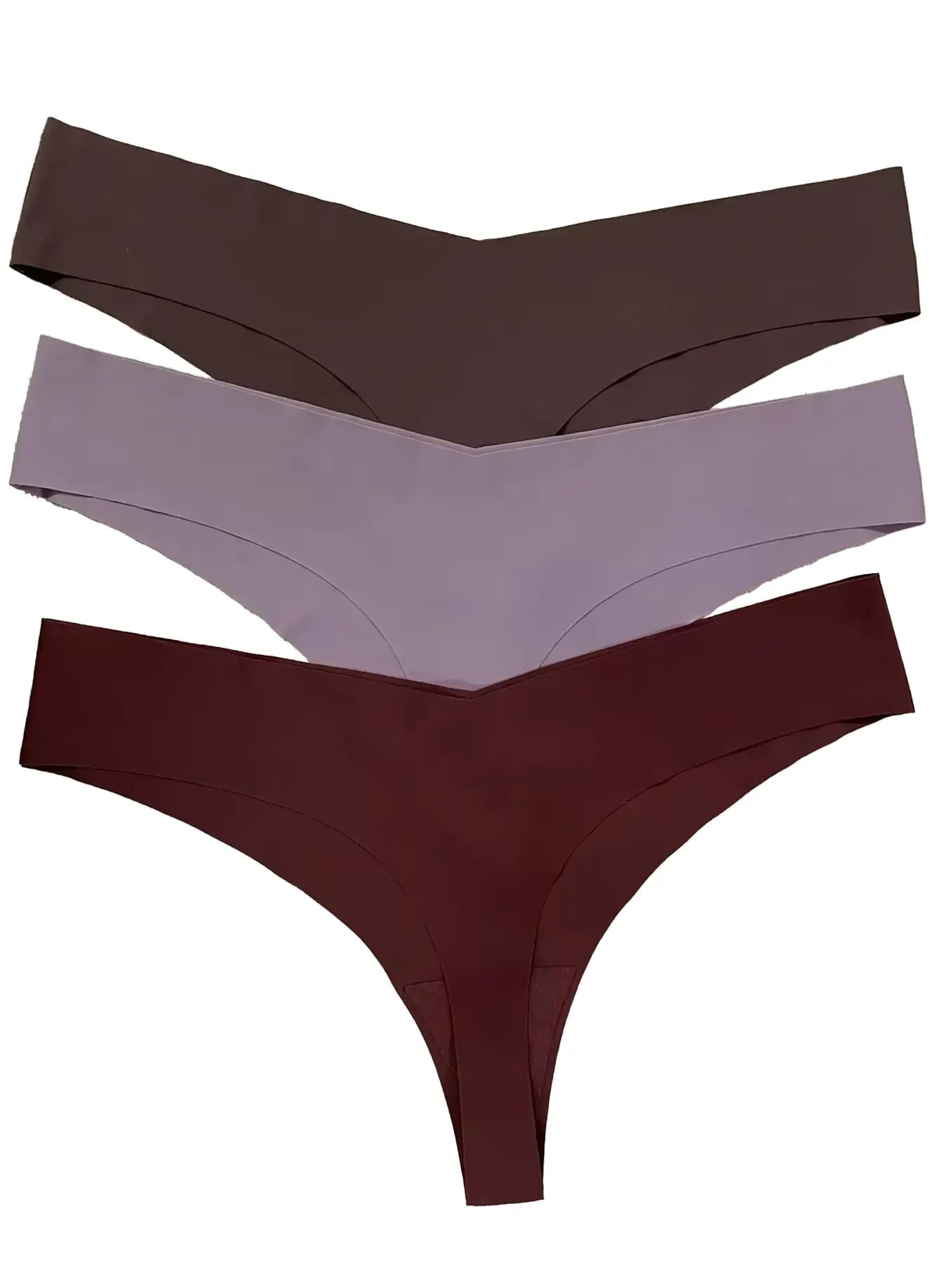 Seamless Thong Panties Set – Invisible Everyday Intimates (6-Pack)