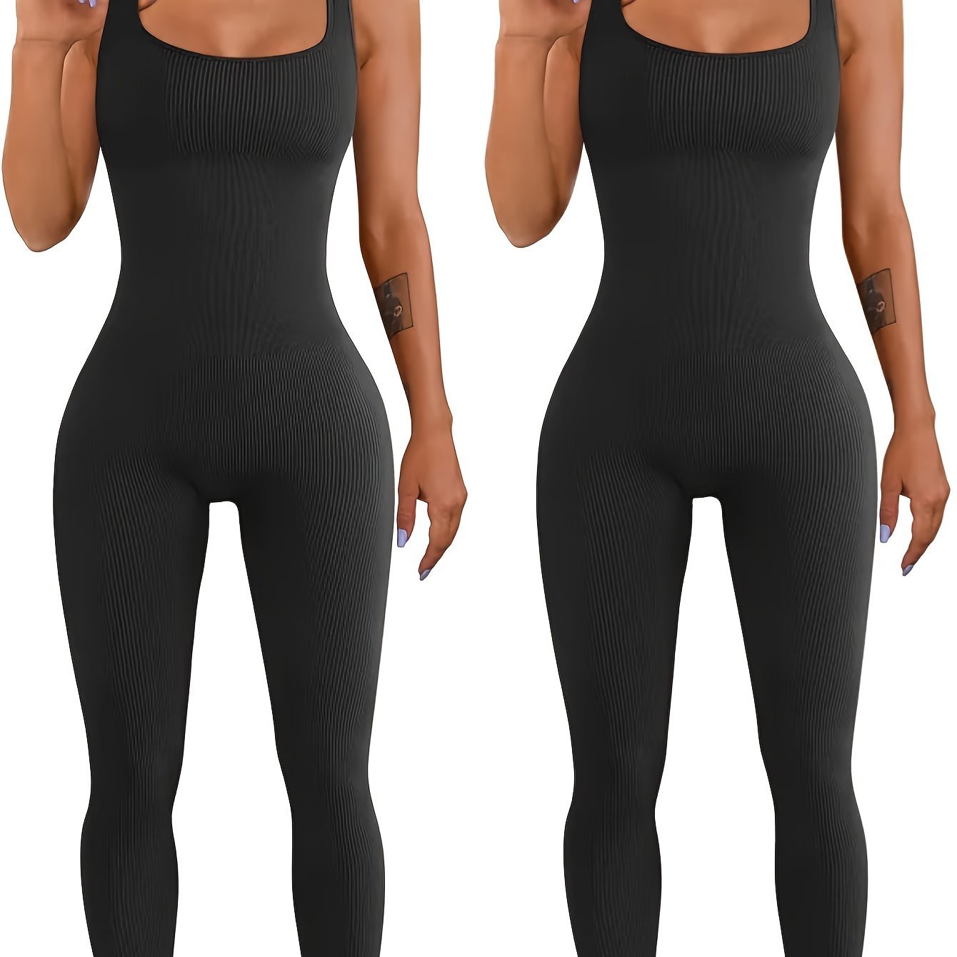 Seamless Full-Body Fitness Suit