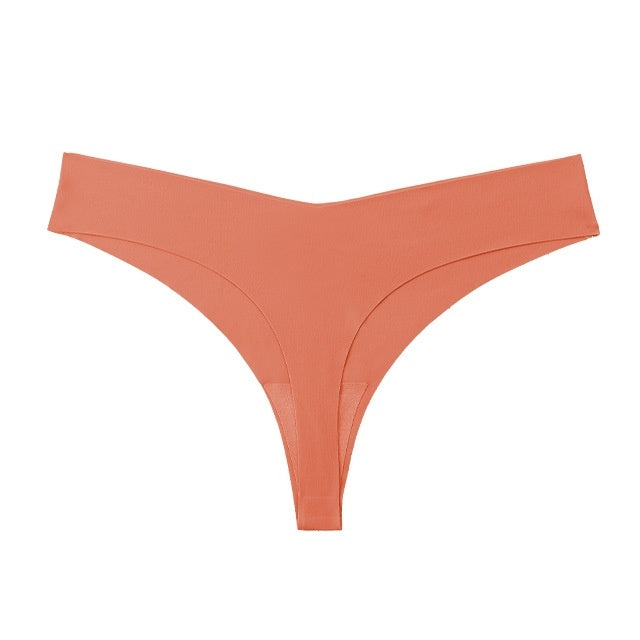 Seamless Thong Panties Set – Invisible Everyday Intimates (6-Pack)