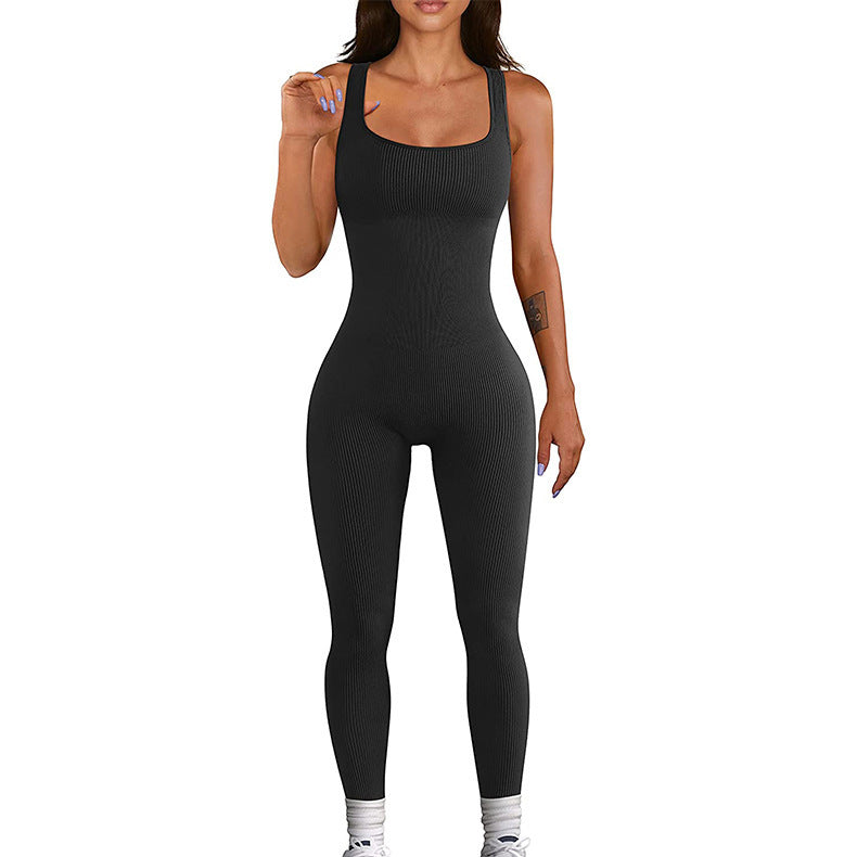 Seamless Full-Body Fitness Suit