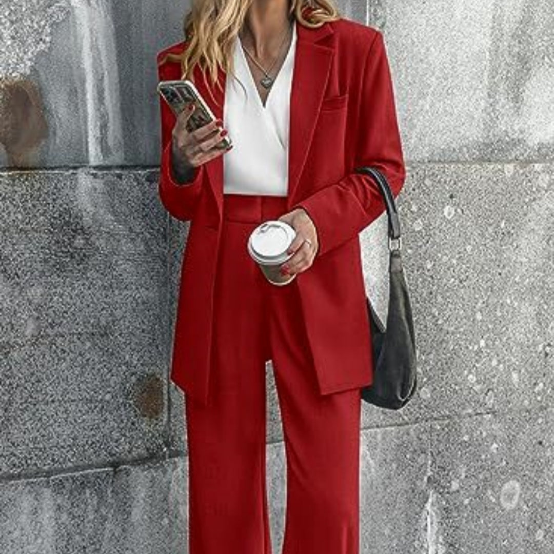 Women's Fashion Casual Bold Elegance Suit Set