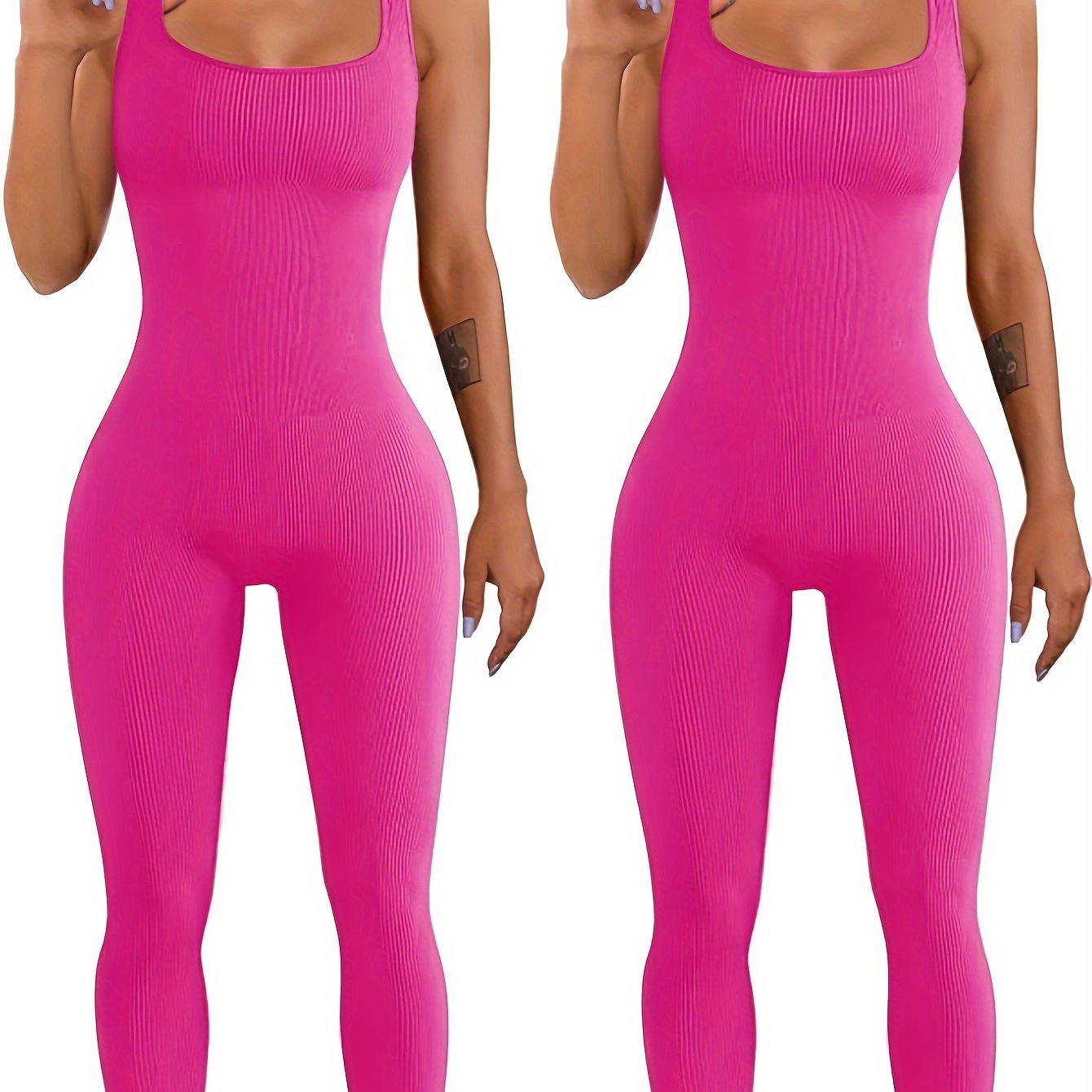Seamless Full-Body Fitness Suit