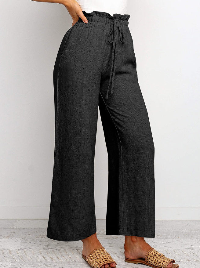 Linen Blend Wide-Leg Pants – Effortless Everyday Comfort