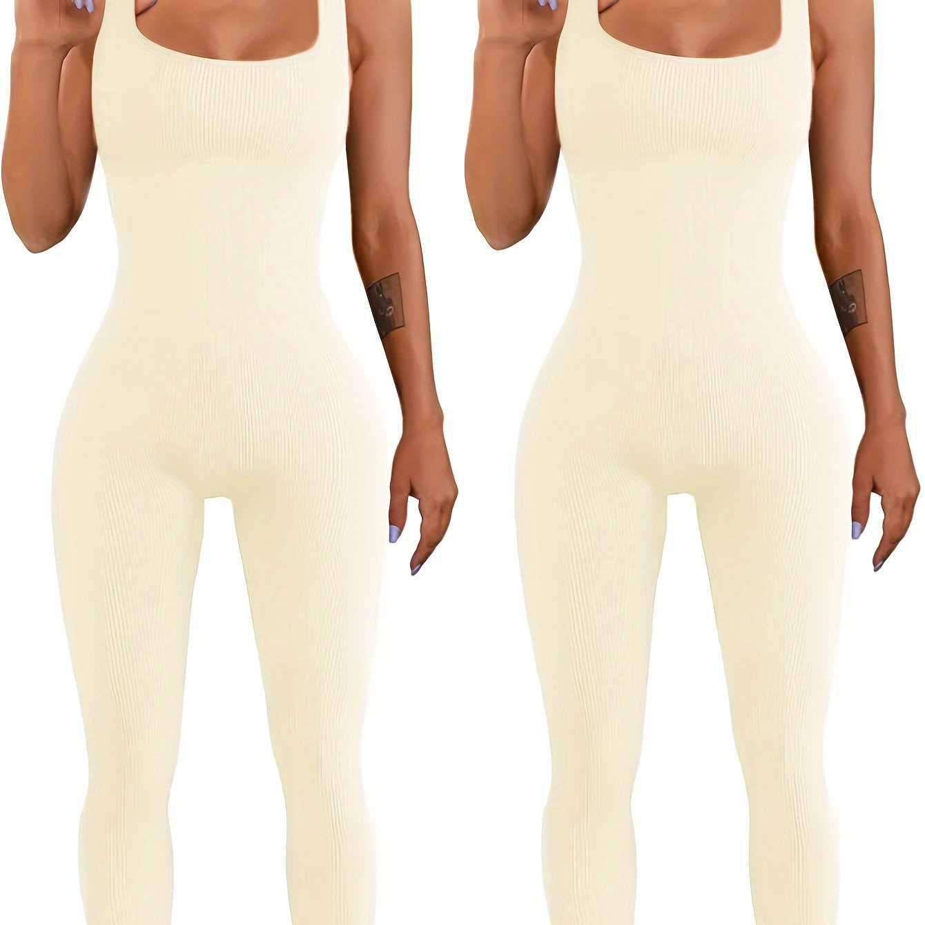 Seamless Full-Body Fitness Suit