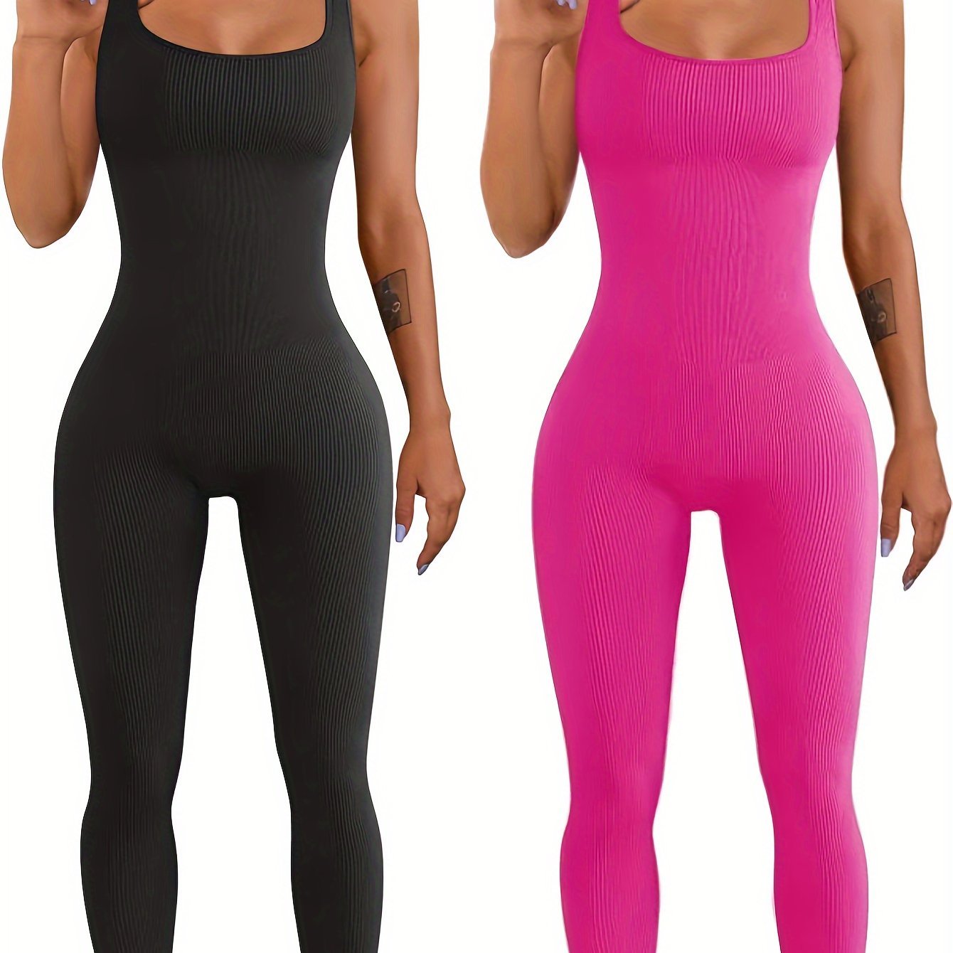 Seamless Full-Body Fitness Suit