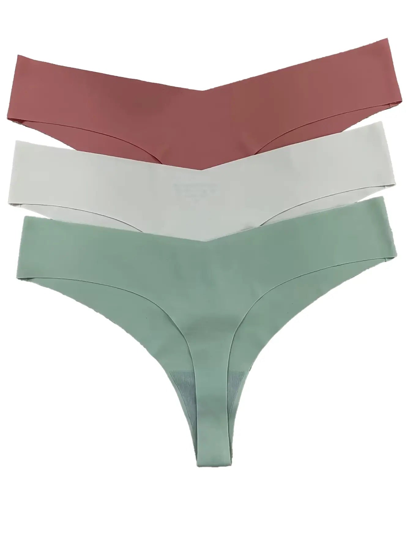 Seamless Thong Panties Set – Invisible Everyday Intimates (6-Pack)