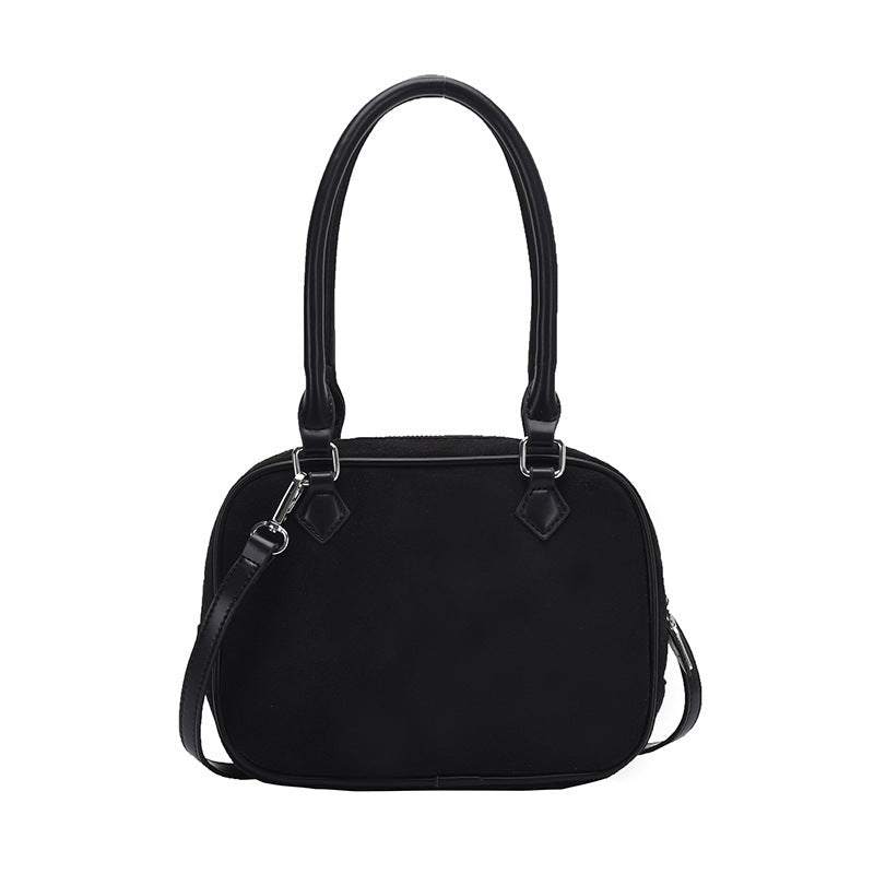 Classic Faux Leather Shoulder Bag – Minimal Crossbody Everyday Tote