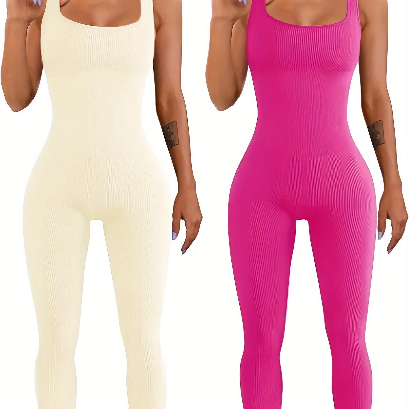 Seamless Full-Body Fitness Suit