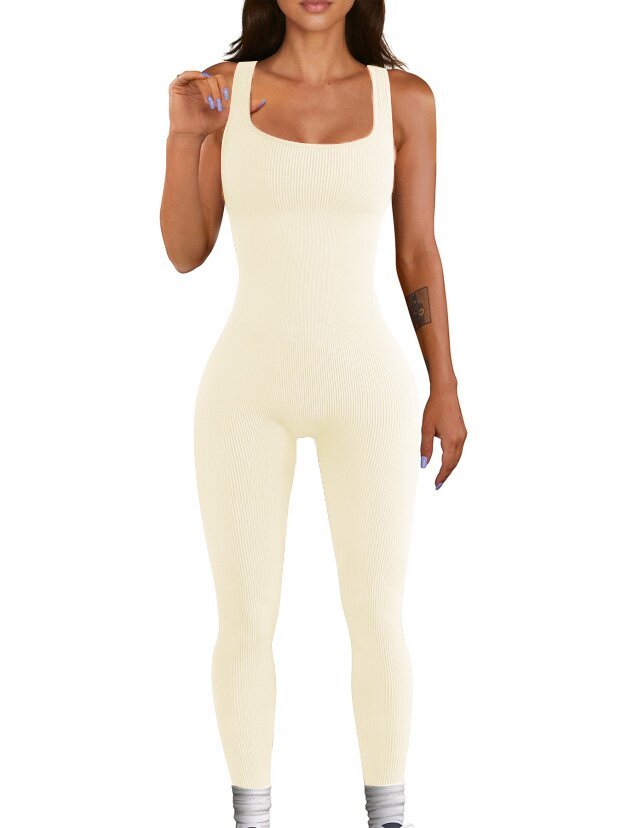 Seamless Full-Body Fitness Suit