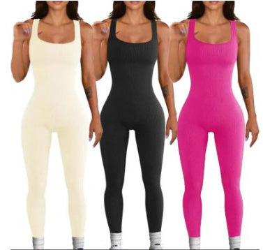 Seamless Full-Body Fitness Suit